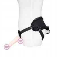 Трусики страпон с кружевом на шнуровке сексуальные