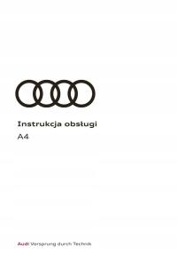 Audi A4 lift 2020 +Navi Instrukcja Obsługi Polski