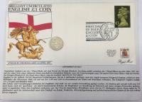 Wielka Brytania 1 funt 1987 Proof/BU + FDC First Day of Issue Royal Mint M2
