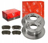 Klocki + tarcze hamulcowe przód TRW Ford Fiesta VII 7 MK7