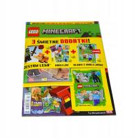 LEGO MINECRAFT 4 / 2025 + MAŁY HOGLIN , KOSTKA MAGMY,BOHATER