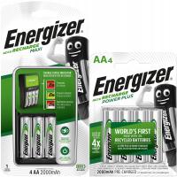 Ładowarka ENERGIZER Maxi Baterii AAA R3 AA R6 + 8x Akumulatorki AA 2000mAh