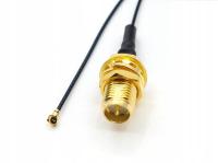 Konektor antenowy 10cm Pigtail MHF4 IPEX to RP-SMA