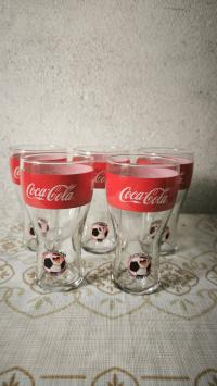 komplet szklanek coca cola dla kolekcjonerów Brazylia 2014