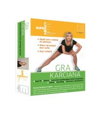 Gra planszowa Super Forma Fitness Bądź Fit Ćwiczenia w domu Gra karciana x