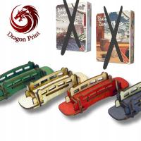 Biały zamek mosty z drewna Standard