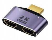 Dwukierunkowy rozdzielacz HDMI na 2 porty 2K 60HZ