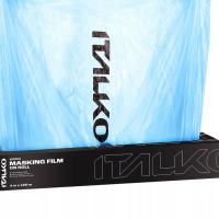 ITALKO FOLIA MASKUJĄCA LAKIERNICZA W ROLCE 4x150m NIEBIESKA 12 MIKRONÓW