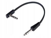 Kabel patch ROCKBOARD Flat Black TRS S/A (20cm)