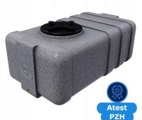 Plastikowy zbiornik, beczka 100l na wodę, deszczówkę, diesel atest PZH