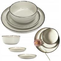 Набор посуды AZURE из керамики 12 EL посуда для 4 человек Набор тарелок