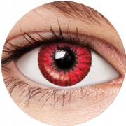 Красочные линзы CRAZY RED красный Хэллоуин