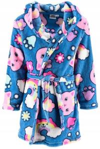 KOCI DOMEK GABI SZLAFROK DZIEWCZĘCY niebieski MIĘKKI FN01M