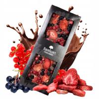 Czekolada Mleczna 36% Kakao z Truskawkami Porzeczkami Aronią Baumgart 112g