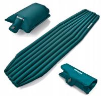Materac Nadmuchiwany Turystyczny Kempingowy 190x56 cm + Pompka METEOR 2w1