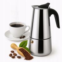 WŁOSKA KAWIARKA ZAPARZACZ DO KAWY STALOWA 600 ML 12 FILIŻANEK KAWY DUŻA