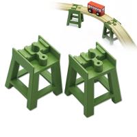 ZESTAW 2 PODPÓR DO TORÓW i KOLEJEK DREWNIANYCH - Manufaktura Kolejki