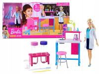 LABORATORIUM + lalka BARBIE akcesoria EKSPERYMENTY seria YOU CAN BE