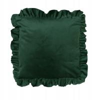 POSZEWKA WELUROWA 40x40 Z FALBANĄ VELVET RÓŻNE KOLORY