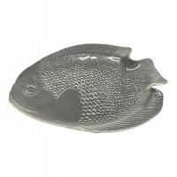 Szklana patera ryba .