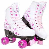 Регулируемые роликовые коньки RAVEN Trista White / Pink 31-34