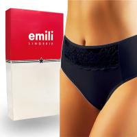 EMILI Chita Koronkowe Figi Bawełna czarny