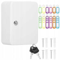 Ящик шкафчик для ключей набор подвесок 48ШТ металлический настенный ящик