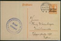 Gen.-Gouv.Warschau Cp - 7 1/2 pf / Pferdepot 124