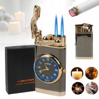 ZAPALNICZKA ŻAROWA Z ZEGARKIEM PODŚWIETLANA TARCZA PREZENT NA 40 URODZINY