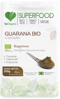 BEORGANIC гуарана био порошок 200 г