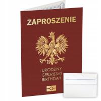 Приглашения на 18 20 30 40 50 60 День рождения паспорт