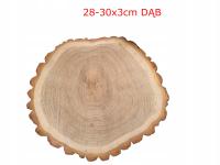 Plaster drewna dębowy 28-30cm