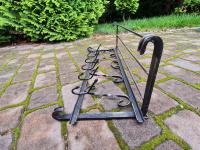 Кованая металлическая вешалка шириной 84 см