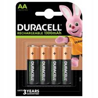 Аккумуляторные батареи Duracell AA емкость 1300 мАч 4 шт.