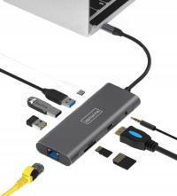 Адаптер Переходник 9w1 HUB USB-C Macbook Air M1