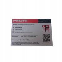 Табличка QR POL HILTI