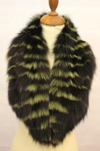 Kołnierz lis farbowany