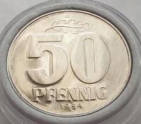 3876 - Niemcy - NRD 50 fenigów, 1984