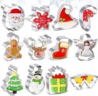 Świąteczny zestaw foremek do wycinania ciastek 20szt