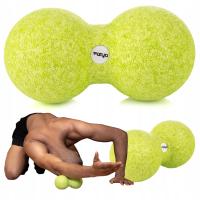 Podwójna Piłka Piłeczka Duoball do Masażu FIZYO Średnia Roller EPP 16x8 cm