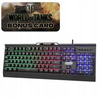 Membranowa Klawiatura GAMINGOWA Yenkee YKB WT200US WORLD of TANKS + BONUS