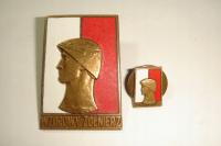 Odznaka Wzorowy Żołnierz 2 stopnia - duża, wz. 1961 + miniatura