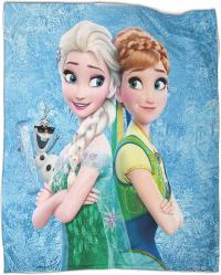 MIĘKKI PLUSZOWY KOC KOCYK ELSA KRAINA LODU I ANNA 70x100CM