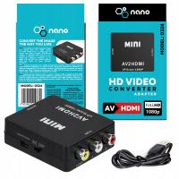 Adapter Nano AV RCA na HDMI 180g