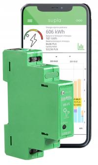МОНИТОР ЭНЕРГИИ ELE. SUPLA 1-FAZ 16A WIFI LEW-01 Zamel