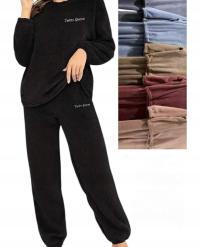 Piżama damska ocieplana futerkowa jesienna zimowa ciepła gruba XL/2XL