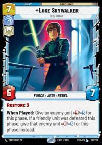 Star Wars Unlimited Luke Skywalker, Jedi Knight