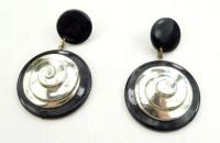 S8 Wiszące designerskie klipsy ślimaki Vintage