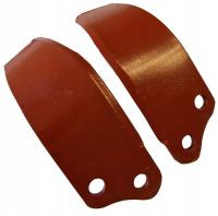 Nóż glebogryzarki lewy i prawy (2szt) Unia, STAL S700 HARTOWANY