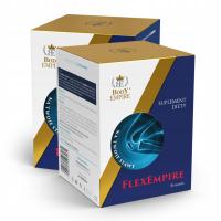 2X Kolagen Rybi Flex Empire 60 Saszetek Skóra Włosy Kości Bez Cukru Glutenu